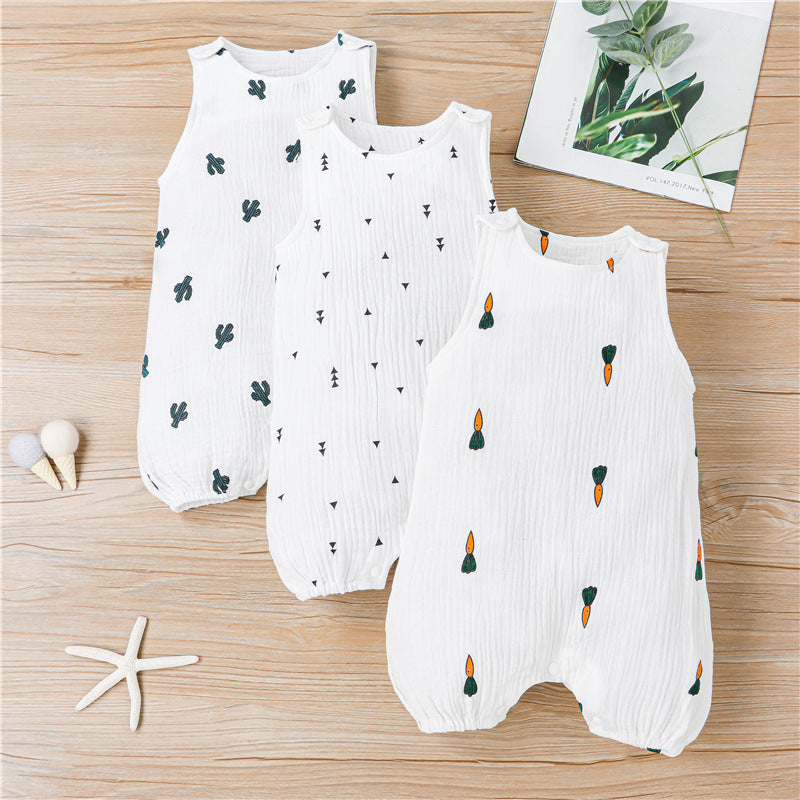 Kid's Unisex Cotton Jumpsuit