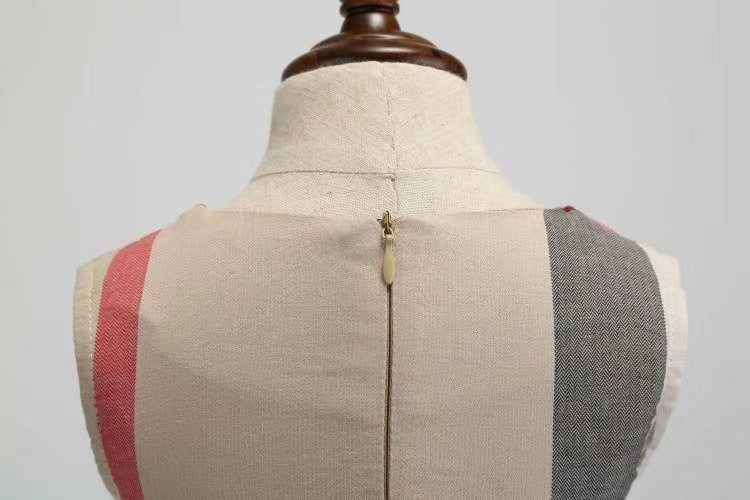 Children's Double-breasted Sleeveless Dress