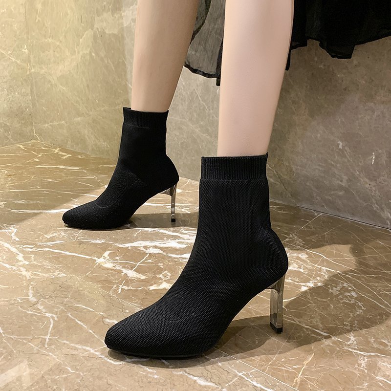 Women's Pointed Sock Boots