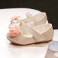 Girls Pearl Bow Princess Shoes