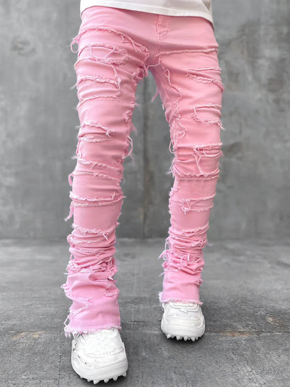 Men's Stacked fitted Jeans