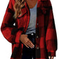 Women's Button Plush Coat