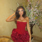 Adjustable Strapless Cocktail Dress