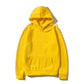 Cotton Fleece Solid Color Hoodie For Women