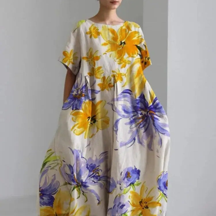 Women's Loose Round A-Line Dress