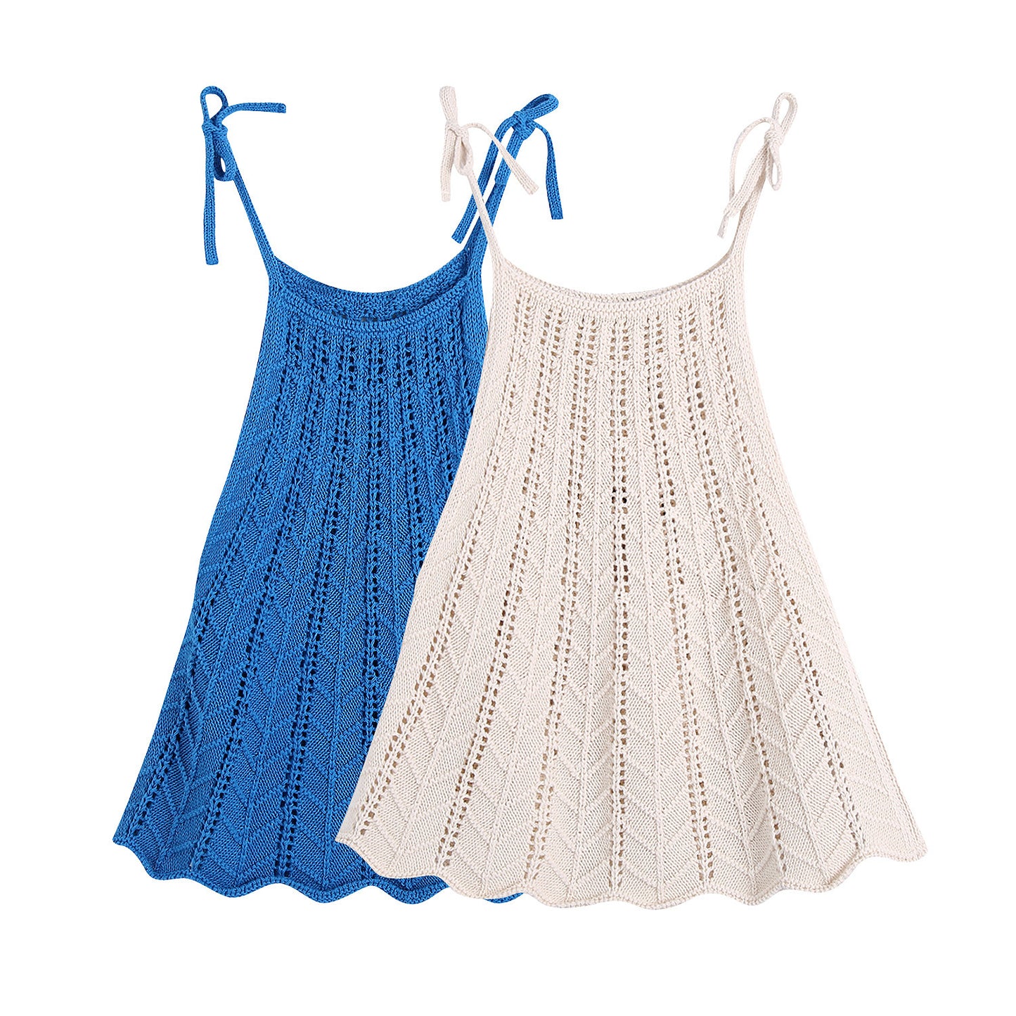 European Hollow Knitted Top