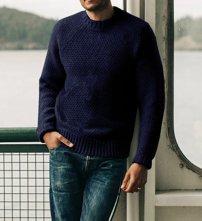 Men's Knitted Pullover Sweater