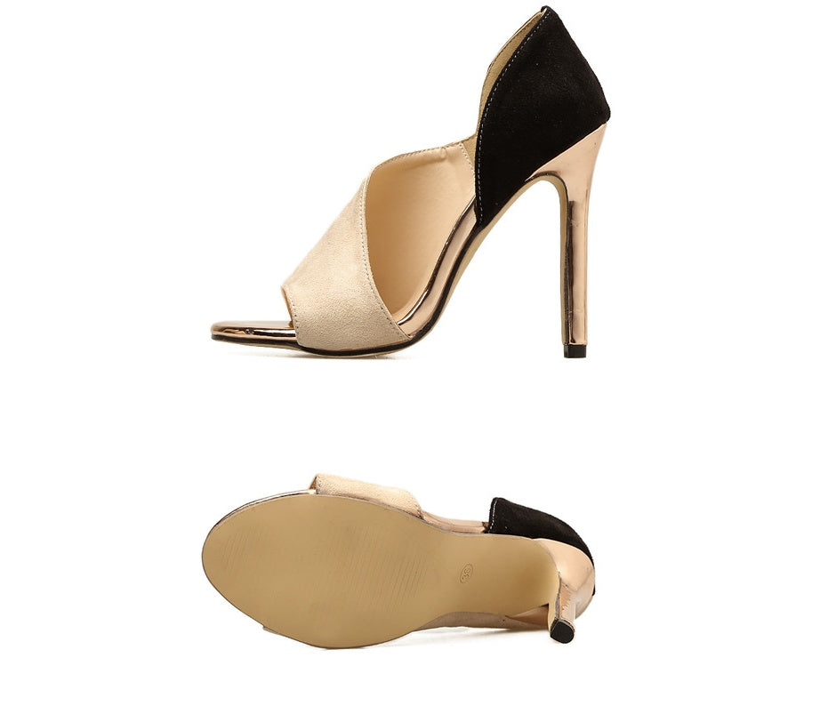 Women's Fish Mouth Sandals Stilettos