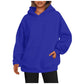 Solid Color Oversized Hoodie For Women