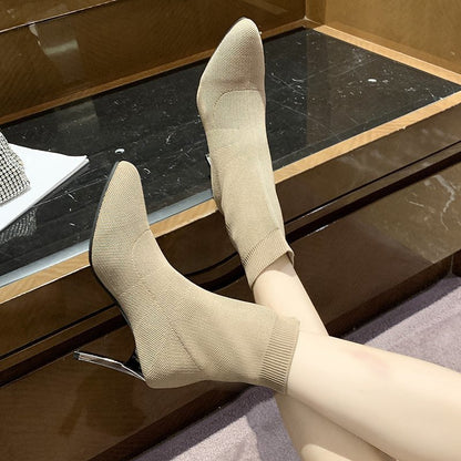 Women's Pointed Sock Boots