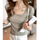 Slim Fitted Long Sleeve T Shirt