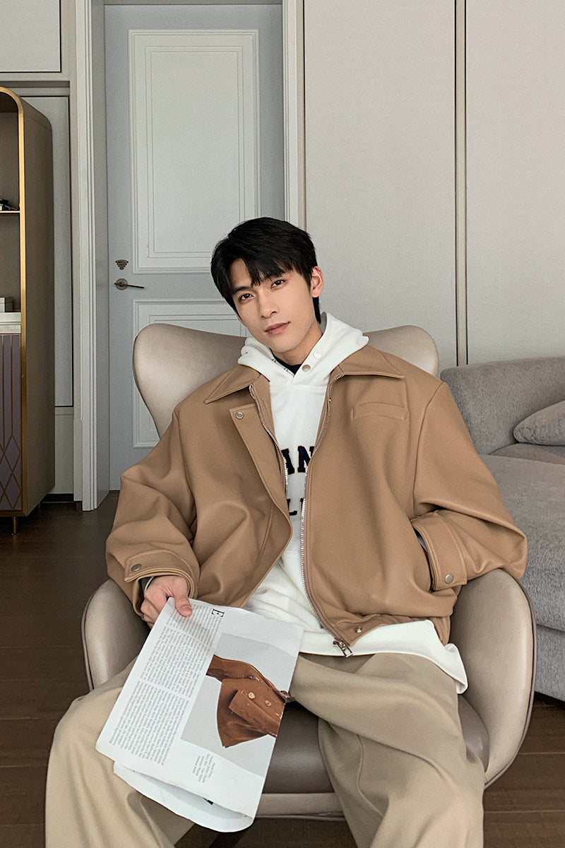 PU Leather Retro Jacket