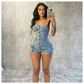 Denim Tube Top Jumper