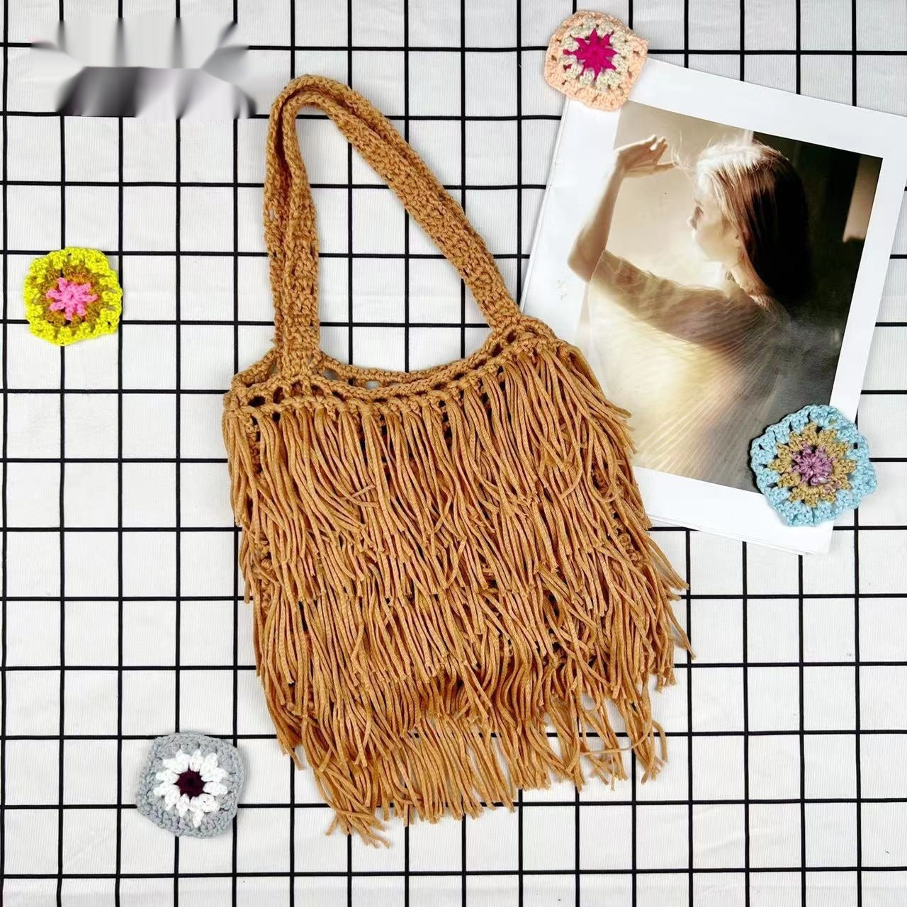 Ethnic Handmade Tassel Bag