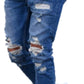 Men's Distressed Fitted Jeans