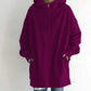 Oversized Long Sleeve Zipper Hoodie For Women