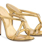 Satin Snake Stilettos