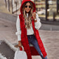 Solid Color Sleeveless Down Long Winter Jacket