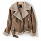 Women's Suede Lamb's Wool Jacket