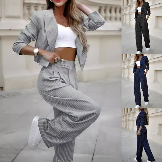 Women's Pin-Striped Suit