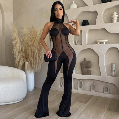 Expose Mesh Jumpsuit