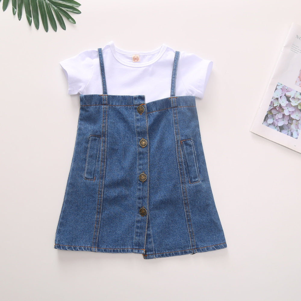 Irregular Denim Tunic