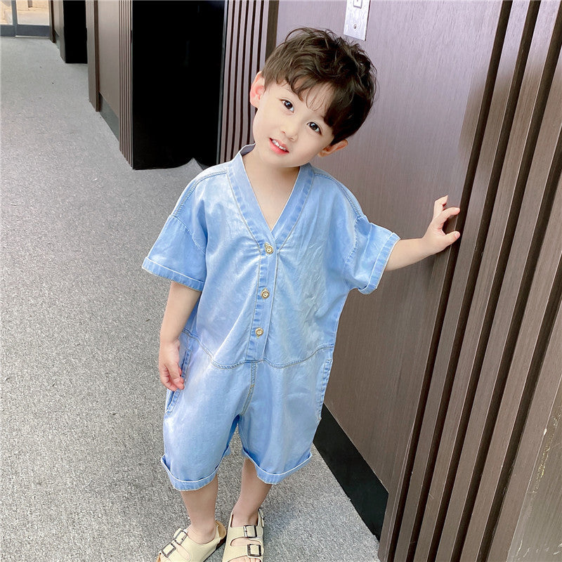 Boys Cotton Romper