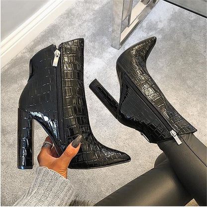 Women's High Heels Ankle Boots