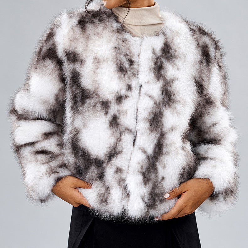 Women's Casual Fox Fur Jacket