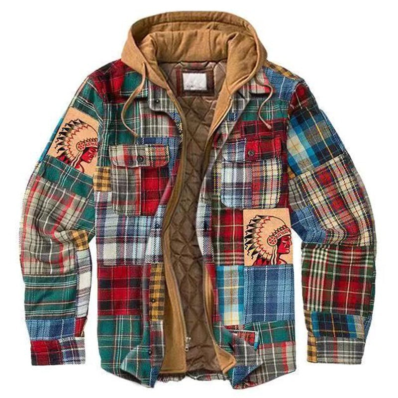 Men's Hooded Jacket Shirt