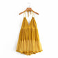 Backless A-Line Dress