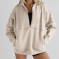 Zipper Pocket Casual Exercise Hoodie For Women