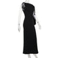 One-shoulder Ribbon Long Evening Dress