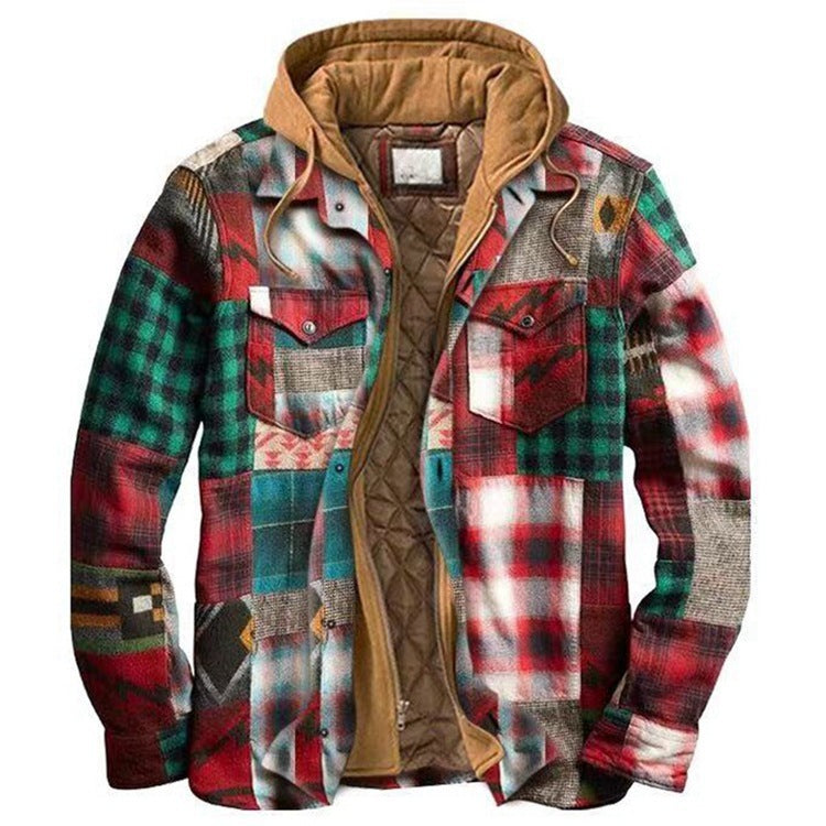 Men's Hooded Jacket Shirt