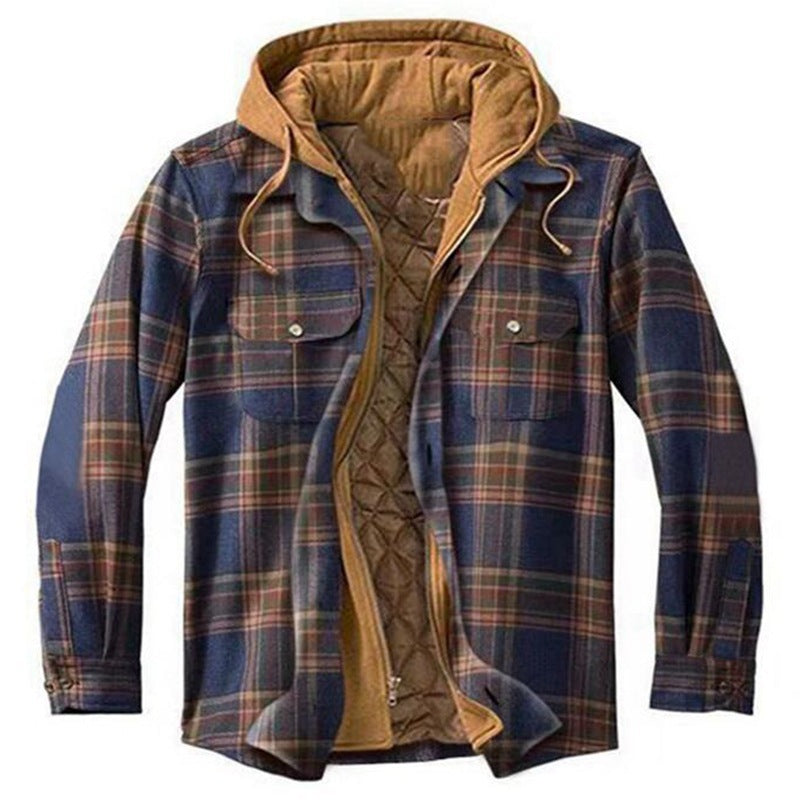 Men's Hooded Jacket Shirt