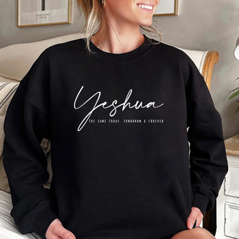 Fleece-lined Long Sleeve Crew Neck