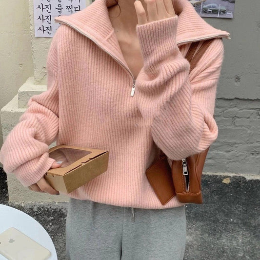 Women's Collared Sweater