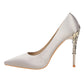 Satin High Heels