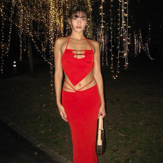 2 Pcs Suspender Dress