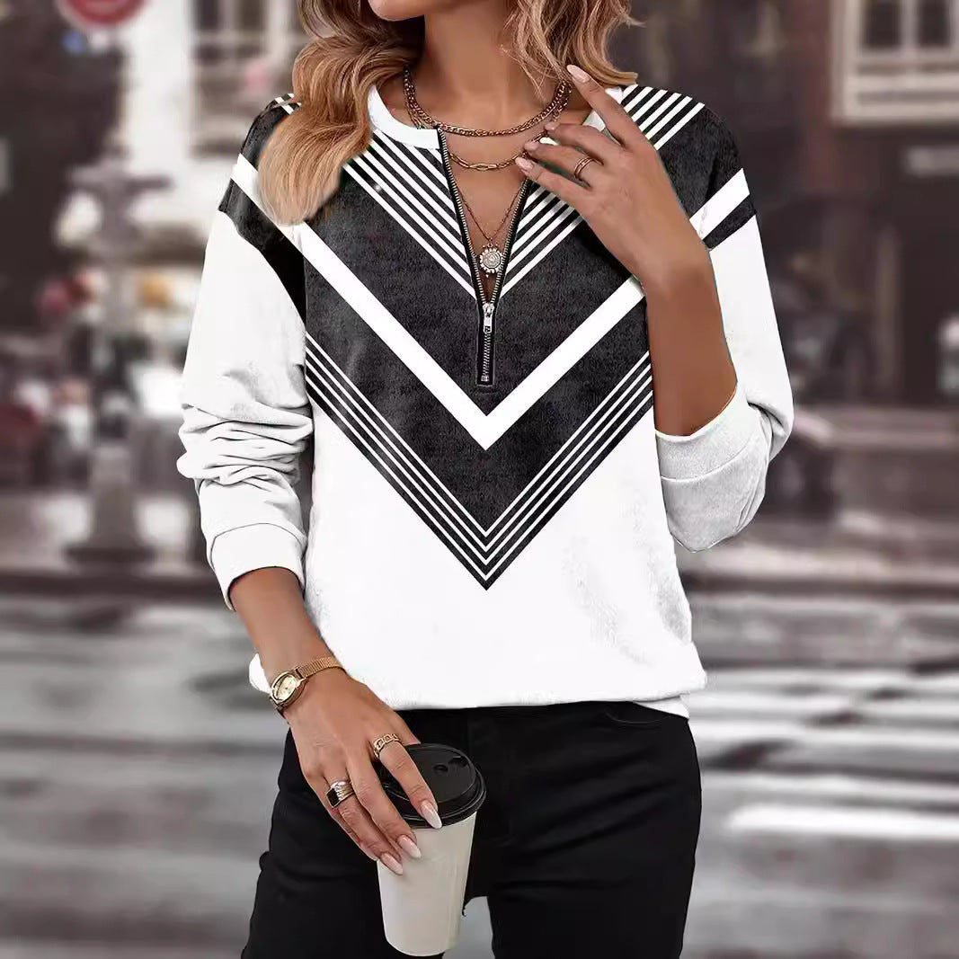 Zippered Sweater