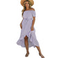 Wildly Irregular Cinched Dress