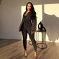 Women's Distressed  V Tight  Jumpsuit