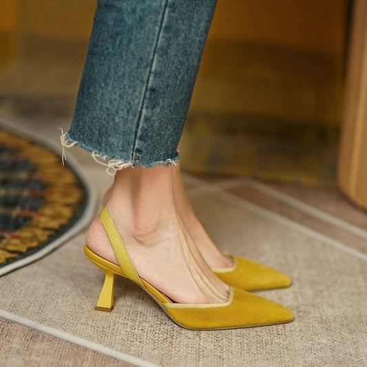 Fairy Back Straps High Heels