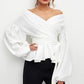 Women Bowknot Blouse