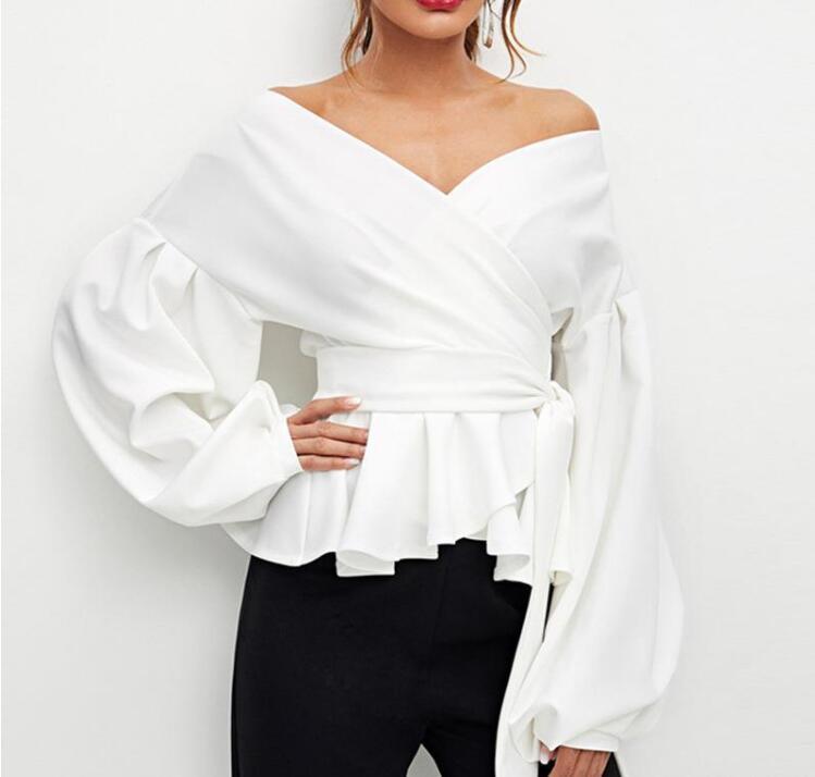 Women Bowknot Blouse