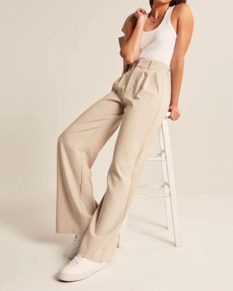 Women's High Waisted Trousers
