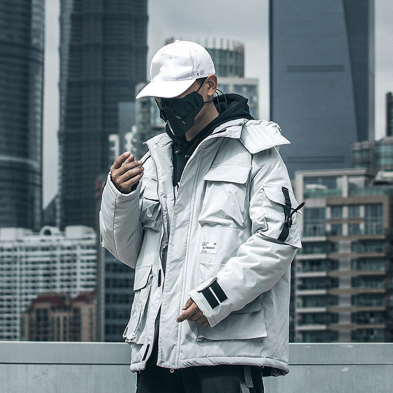 Men's Cotton Hooded Winter Jacket