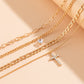 Mix And Match Cross Chain Necklace