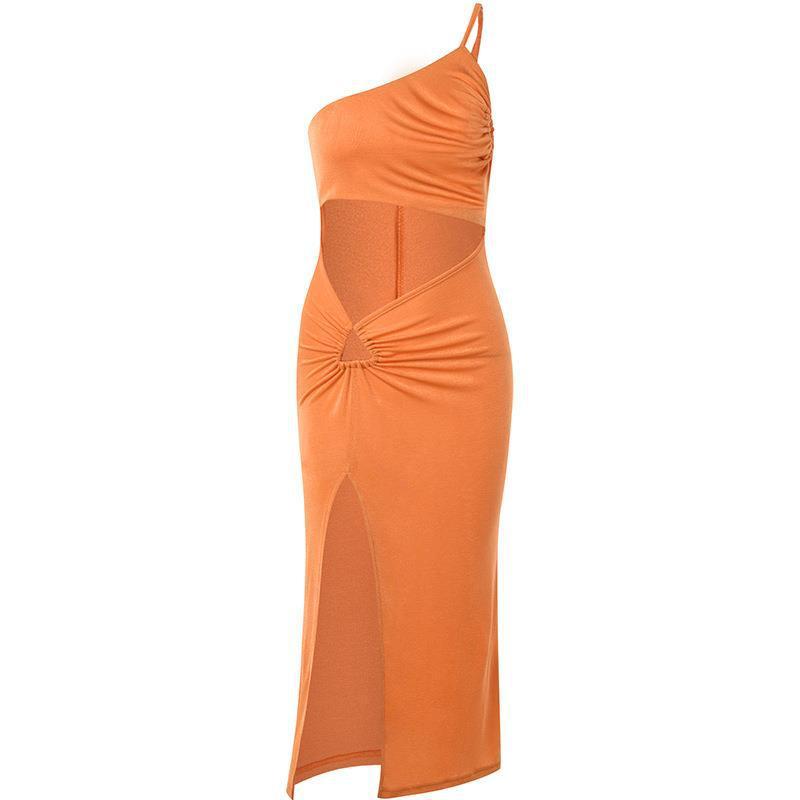 Women's Single-shoulder Bodycon Dress