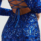 Ladies Sequined Mini Dress